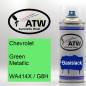 Preview: Chevrolet, Green Metallic, WA414X / G8H: 400ml Sprühdose, von ATW Autoteile West.